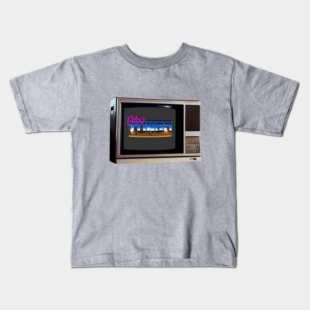 TV SET / STAY TUNED #2 Kids T-Shirt by RickTurner